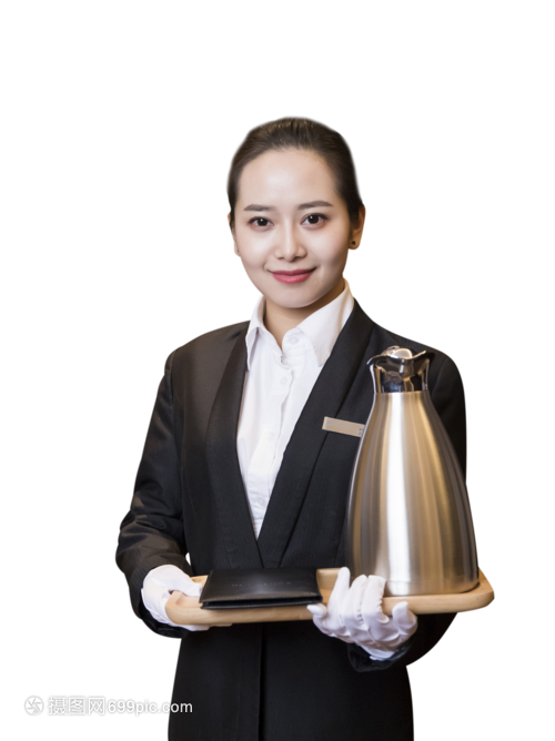 專業(yè)、細(xì)致、高效 現(xiàn)代會議中的女性茶水服務(wù)